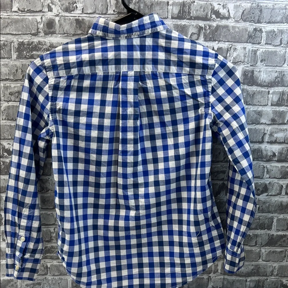 Boy's‎ Ralph Lauren Blue and White Plaid Shirt